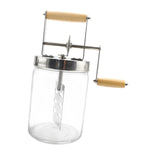 Maxbell Butter Churn with Handle Vintage Egg Beater Baking Hand Crank Butter Churner 1000ml