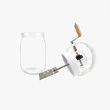 Maxbell Butter Churn with Handle Vintage Egg Beater Baking Hand Crank Butter Churner 1000ml
