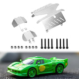 Maxbell 3Pcs Skid Plate Sturdy Complete Chassis Armors for cc02 Accessories Hobby Car
