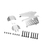 Maxbell 3Pcs Skid Plate Sturdy Complete Chassis Armors for cc02 Accessories Hobby Car