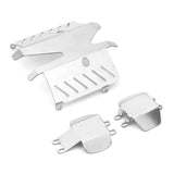 Maxbell 3Pcs Skid Plate Sturdy Complete Chassis Armors for cc02 Accessories Hobby Car