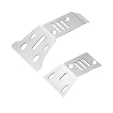 Maxbell 2x RC Metal Front Chassis & Rear Chassis Metal for 1:14 Scale Model Vehicles
