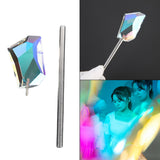 Maxbell Photography Prism ND Optical Tools Glass Prism for Teaching Portrait Wedding Colorful