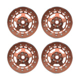 Maxbell 4Pcs RC Wheel Rim Set Replace Metal Wheel Rim Hub for D90 1:10 Scale Vehicle Camel