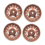 Maxbell 4Pcs RC Wheel Rim Set Replace Metal Wheel Rim Hub for D90 1:10 Scale Vehicle Camel