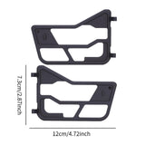 Maxbell 2Pcs RC Crawler Decorative Door Kit Simulate DIY Decoration for 1/10 Car DIY