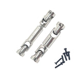 Maxbell 2 Pieces RC Car Drive Shaft Accessory Center Drive Shafts for Fcx24M 1/24 RC