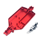 Maxbell RC Car Chassis Plate DIY Replacement for 16101 16102 16103 16104 16106 16201 Red