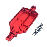Maxbell RC Car Chassis Plate DIY Replacement for 16101 16102 16103 16104 16106 16201 Red