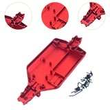 Maxbell RC Car Chassis Plate DIY Replacement for 16101 16102 16103 16104 16106 16201 Red