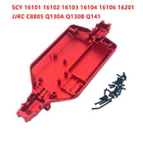 Maxbell RC Car Chassis Plate DIY Replacement for 16101 16102 16103 16104 16106 16201 Red