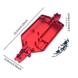 Maxbell RC Car Chassis Plate DIY Replacement for 16101 16102 16103 16104 16106 16201 Red