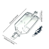 Maxbell RC Car Chassis Plate DIY Replacement for 16101 16102 16103 16104 16106 16201 Argent
