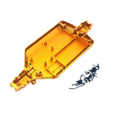 Maxbell RC Car Chassis Plate DIY Replacement for 16101 16102 16103 16104 16106 16201 Gold