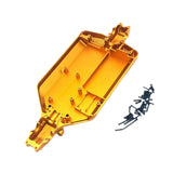 Maxbell RC Car Chassis Plate DIY Replacement for 16101 16102 16103 16104 16106 16201 Gold