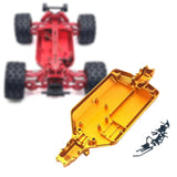 Maxbell RC Car Chassis Plate DIY Replacement for 16101 16102 16103 16104 16106 16201 Gold