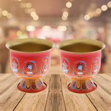 Maxbell 2 Pieces Meditation Altar Buddhist Offering Bowl for Family Friends Yoga
