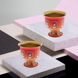 Maxbell 2 Pieces Meditation Altar Buddhist Offering Bowl for Family Friends Yoga