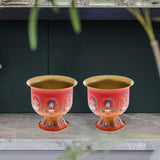 Maxbell 2 Pieces Meditation Altar Buddhist Offering Bowl for Family Friends Yoga