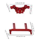 Maxbell RC Front Rear Arm Accessory Professional Upper Lower Arm for 1/16 G161 Truck red