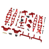 Maxbell RC Front Rear Arm Accessory Professional Upper Lower Arm for 1/16 G161 Truck red