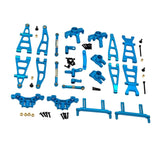 Maxbell RC Front Rear Arm Accessory Professional Upper Lower Arm for 1/16 G161 Truck blue