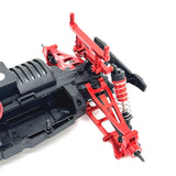 Maxbell RC Front Rear Arm Accessory Professional Upper Lower Arm for 1/16 G161 Truck blue