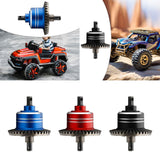 Maxbell RC Car Differential Aluminum Alloy Sturdy Complete Kit for 1/10 RC Car Truck Blue
