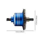 Maxbell RC Car Differential Aluminum Alloy Sturdy Complete Kit for 1/10 RC Car Truck Blue