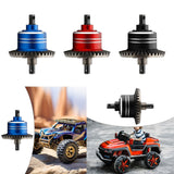 Maxbell RC Car Differential Aluminum Alloy Sturdy Complete Kit for 1/10 RC Car Truck Blue