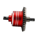 Maxbell RC Car Differential Aluminum Alloy Sturdy Complete Kit for 1/10 RC Car Truck Red
