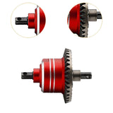 Maxbell RC Car Differential Aluminum Alloy Sturdy Complete Kit for 1/10 RC Car Truck Red