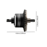 Maxbell RC Car Differential Aluminum Alloy Sturdy Complete Kit for 1/10 RC Car Truck Black