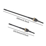 Maxbell 1:10 RC Car Drive Shaft Set CVD Dogbone Shaft for Wraith AX90018 90020 90031