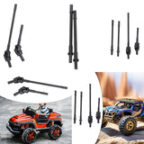 Maxbell 1:10 RC Car Drive Shaft Set Spare Metal CVD Axle for SCX10 Axi03006 Axi03007 Front CVD