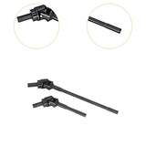 Maxbell 1:10 RC Car Drive Shaft Set Spare Metal CVD Axle for SCX10 Axi03006 Axi03007 Front CVD