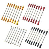 Maxbell 8Pcs Chassis Linkage Professional RC Chassis Link Rod for Yk4106 1/10 RC DIY red