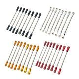 Maxbell 8Pcs Chassis Linkage Professional RC Chassis Link Rod for Yk4106 1/10 RC DIY red