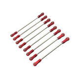 Maxbell 8Pcs Chassis Linkage Professional RC Chassis Link Rod for Yk4106 1/10 RC DIY red