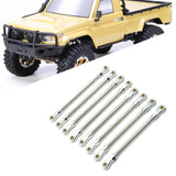 Maxbell 8Pcs Chassis Linkage Professional RC Chassis Link Rod for Yk4106 1/10 RC DIY argent