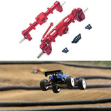 Maxbell 1:16 RC Front Rear Axle Easy to Install DIY Modified Upgrade for C14 C24 Red