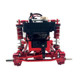 Maxbell 1:16 RC Front Rear Axle Easy to Install DIY Modified Upgrade for C14 C24 Red