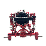 Maxbell 1:16 RC Front Rear Axle Easy to Install DIY Modified Upgrade for C14 C24 Red