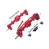 Maxbell 1:16 RC Front Rear Axle Easy to Install DIY Modified Upgrade for C14 C24 Red