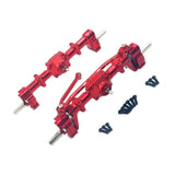 Maxbell 1:16 RC Front Rear Axle Easy to Install DIY Modified Upgrade for C14 C24 Red