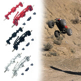 Maxbell 1:16 RC Front Rear Axle Easy to Install DIY Modified Upgrade for C14 C24 Red