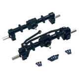 Maxbell 1:16 RC Front Rear Axle Easy to Install DIY Modified Upgrade for C14 C24 Black