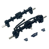 Maxbell 1:16 RC Front Rear Axle Easy to Install DIY Modified Upgrade for C14 C24 Black