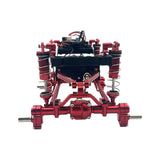 Maxbell 1:16 RC Front Rear Axle Easy to Install DIY Modified Upgrade for C14 C24 Black