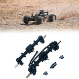 Maxbell 1:16 RC Front Rear Axle Easy to Install DIY Modified Upgrade for C14 C24 Black